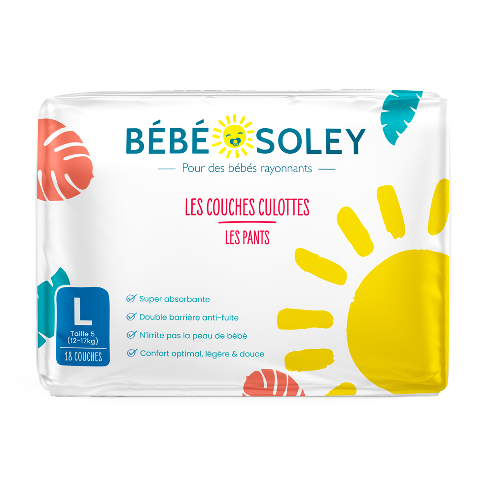 Carton de couches culottes Bébé Soley