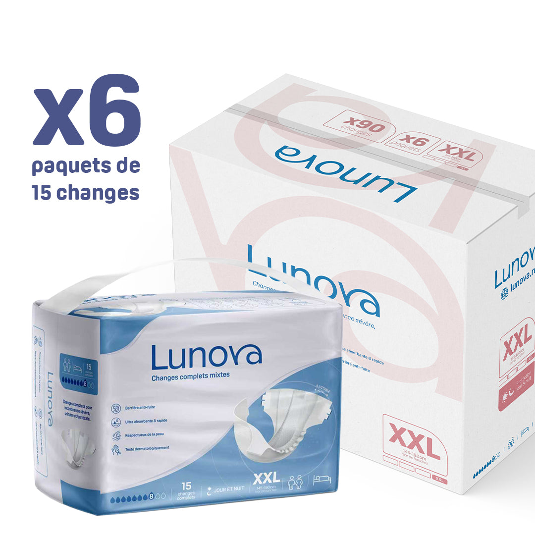 Changes complets mixtes LUNOVA - Pack de 6 x 15 protections