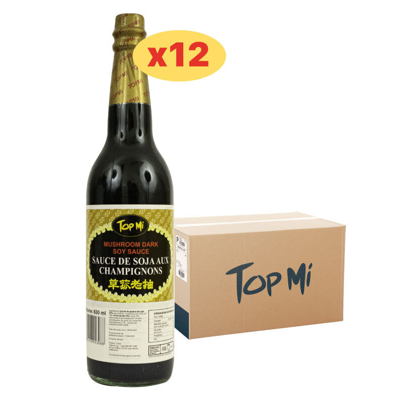 Carton de 12 sauce champignon noir 630ml