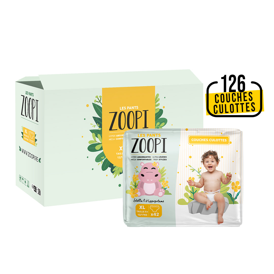 Carton de couches culottes ZOOPI